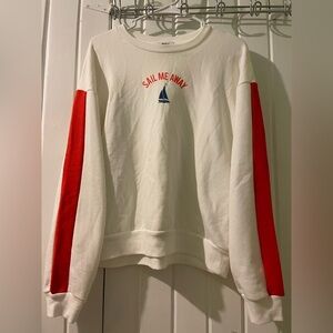 Forever 21 sailing sweatshirt-large EUC